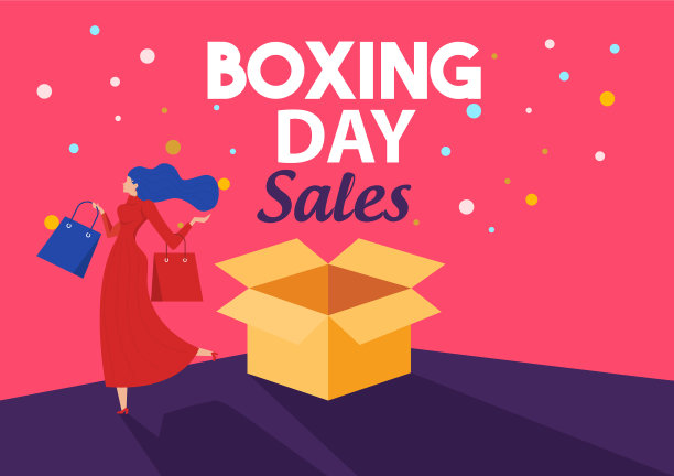 节礼日女购物季节打折图片下载