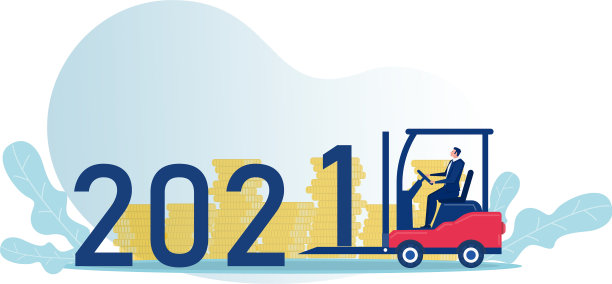 商人驾驶叉车装载2021图片下载
