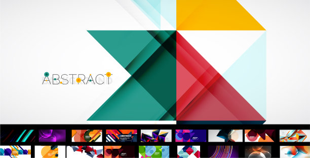 抽象背景设置时尚模板图片下载