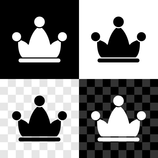 设置小丑帽与铃孤立在黑色和图片下载