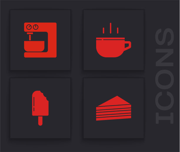 制作蛋糕、咖啡杯、冰淇淋图片下载