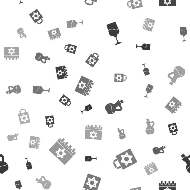 设置犹太高脚杯购物袋与明星大卫图片下载