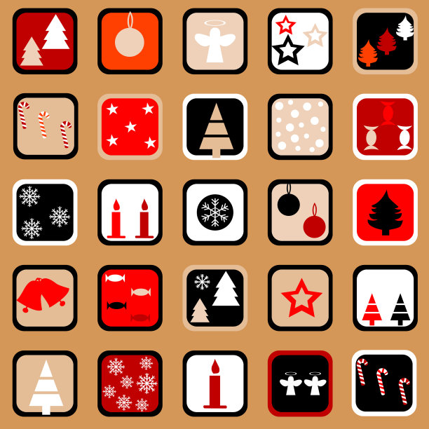 圣诞节的包装纸图片下载