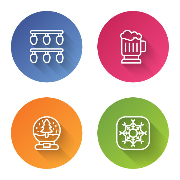 设行圣诞灯木制啤酒杯雪图片下载