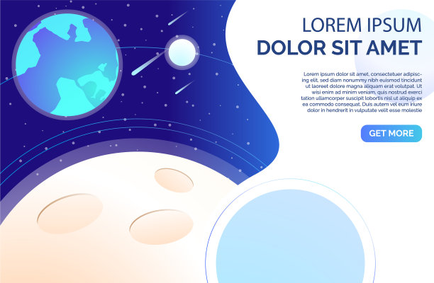 行星表面有陨石坑和文本样本图片下载