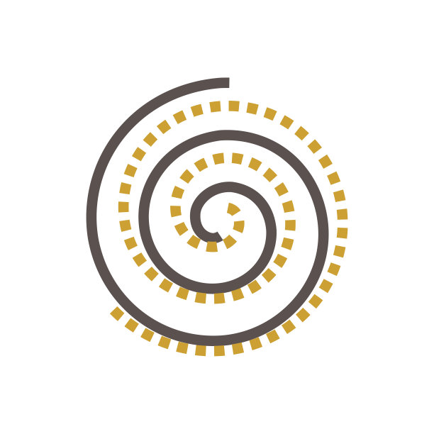 用于制冷、供暖、通风和空调系统（HVAC）的涡旋压缩机矢量图标设计图片下载