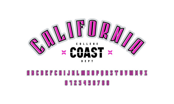 压缩无衬线字体图片下载