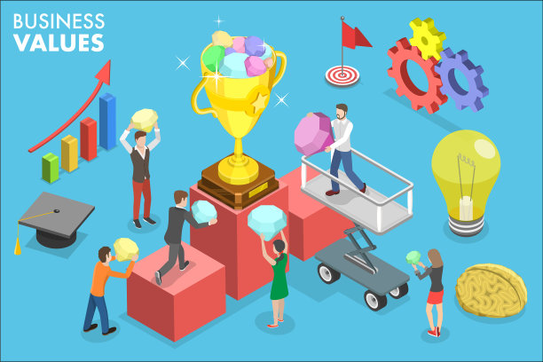 三维等距平面概念图片下载