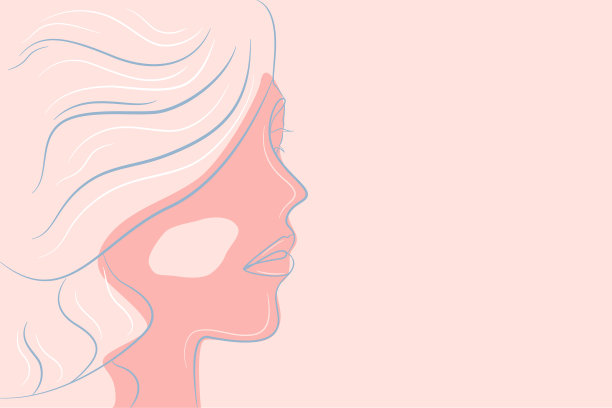 极简主义在线性绘画肖像图片下载