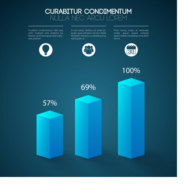 商业web演示信息图图片下载