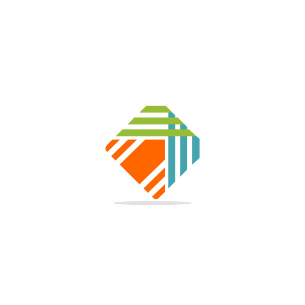 方形线条标志图片下载