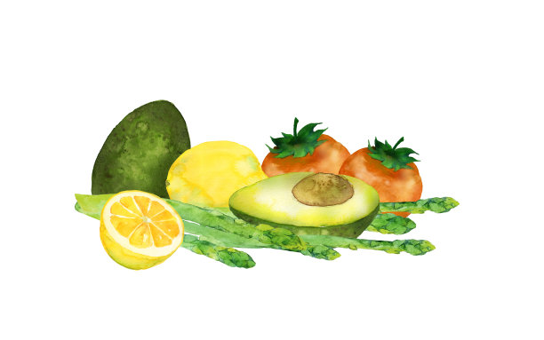 鳄梨和蔬菜图片下载