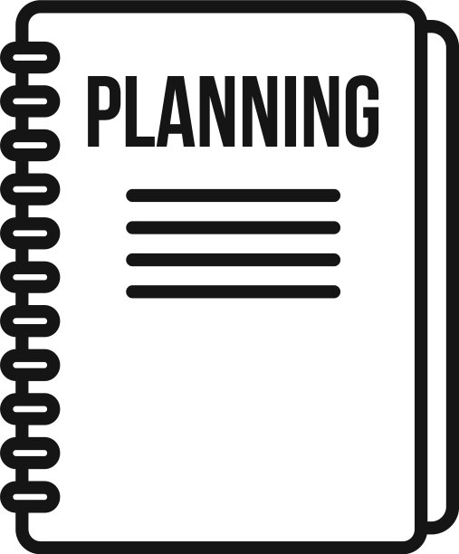 生活技能规划图标轮廓样式图片下载
