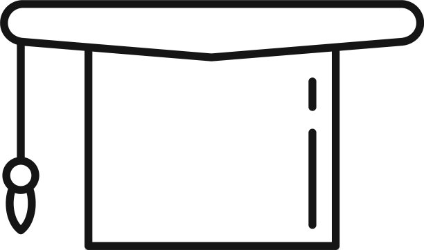 外语毕业帽图标大纲图片下载