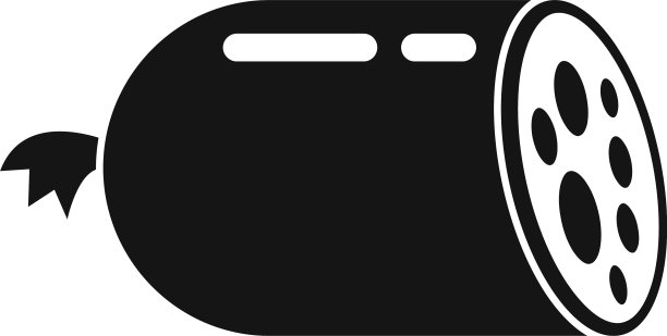 香肠图标简约风格图片下载