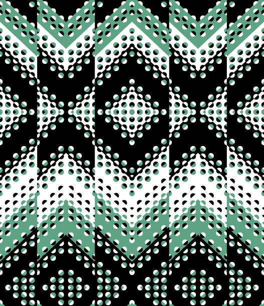 无缝之字形，圆点设计。图片下载