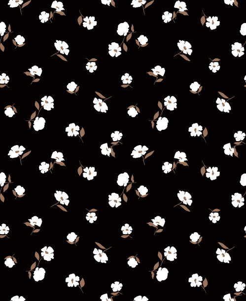 无缝花卉图案，花卉印花图片下载