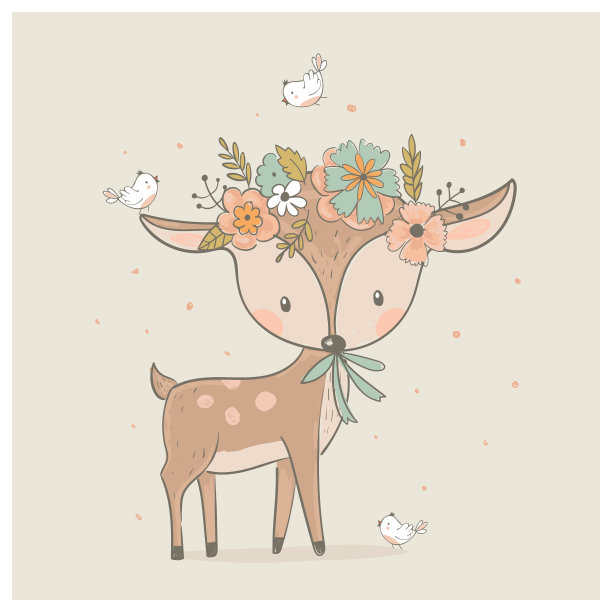 夏天的鹿图片下载