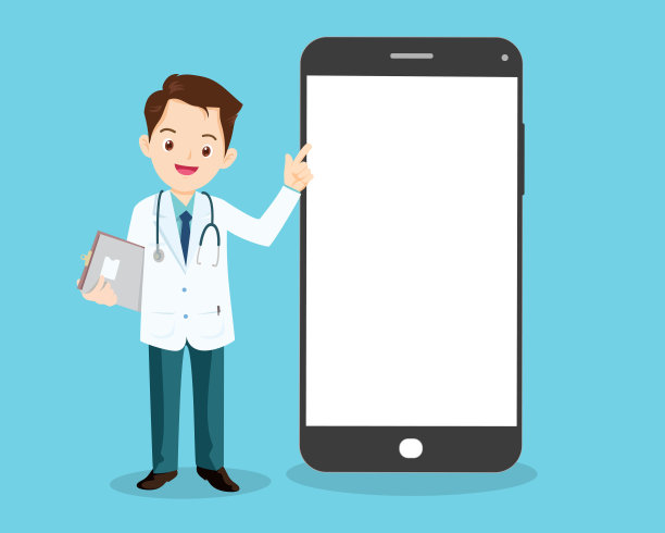 智能医生和智能手机演示图片下载