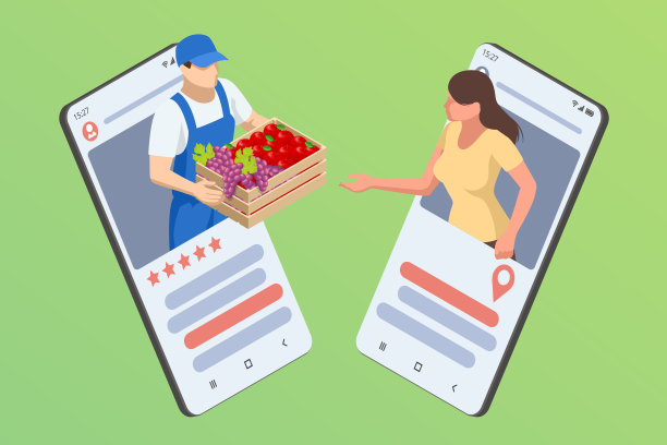 在线商店。有机新鲜产品。等长有机农业食品图片下载