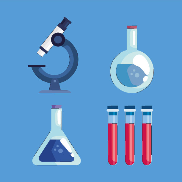 捆绑四个实验室设置图标图片下载