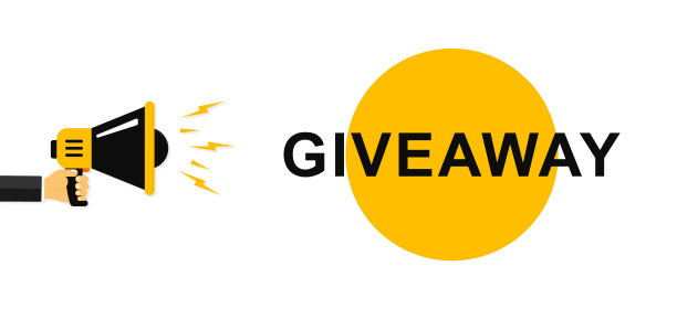 赠品。男人的手拿着扩音器与赠言气泡。扩音器横幅。演讲者。扬声器。横幅为企业，营销和广告。向量。每股收益10图片下载