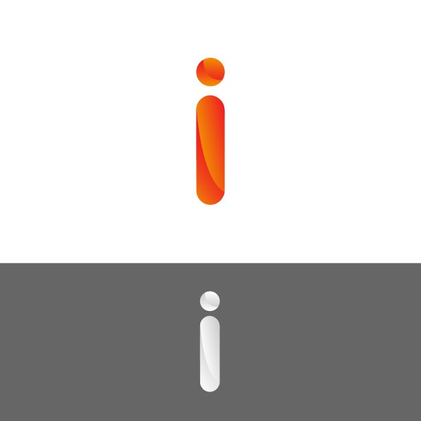 I字母字母抽象矢量文字标识图片下载