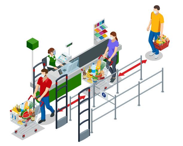 等距系列收款机在收银台图片下载