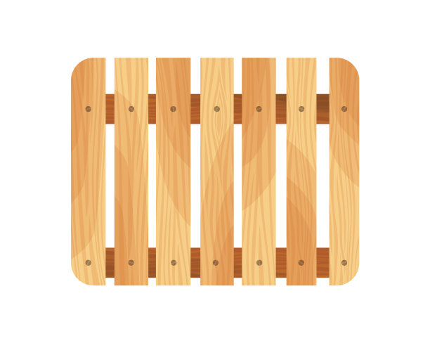 货物运输的木制托盘平台图片下载