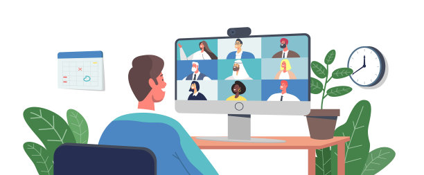 远程会议与网络摄像组会议图片下载