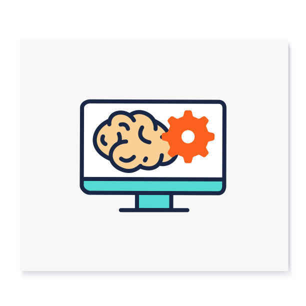 teleneuropsychology彩色图标图片下载