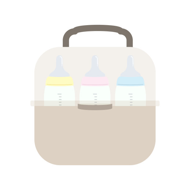 消毒婴儿奶瓶的说明。图片下载