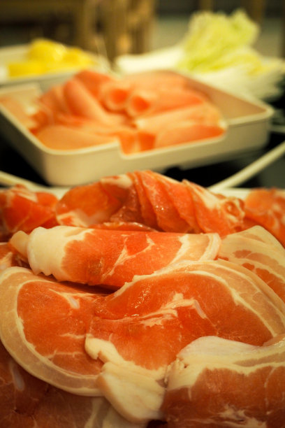 五花猪肉背景。图片下载