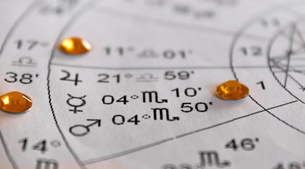 水星、木星、火星等行星的星象图图片下载