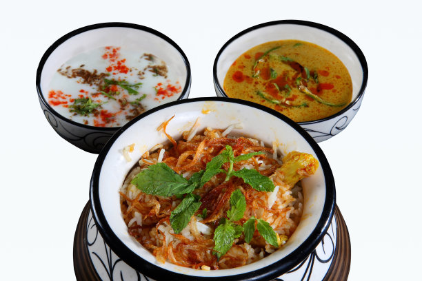 Hyderabadi印度比尔亚尼菜图片下载