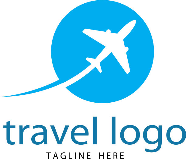 旅游标志图标设计模板图片下载