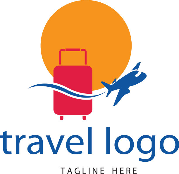 旅游标志图标设计模板图片下载