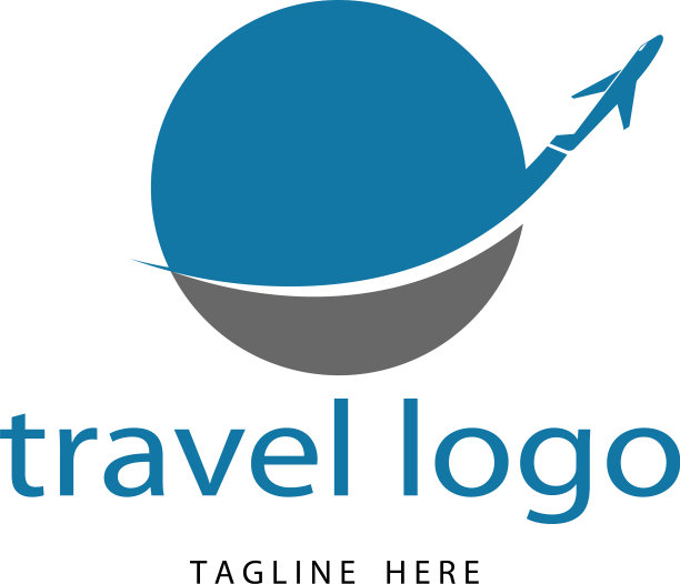 旅游标志图标设计模板图片下载