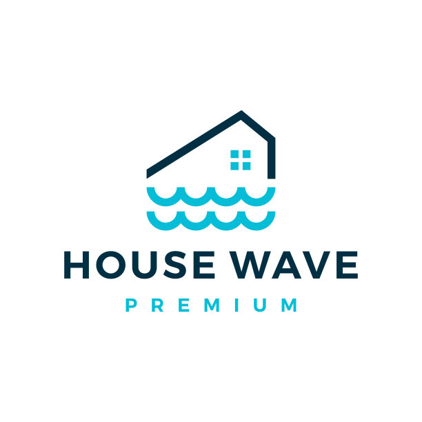 河屋家水波抵押标志图标图片下载