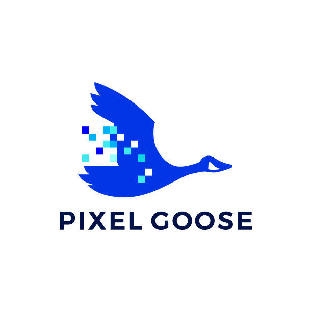 像素鹅科技数字标志图标图片下载