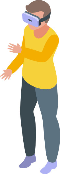 虚拟电子游戏图标等距风格图片下载