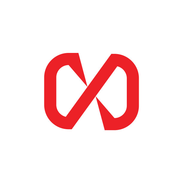 抽象正方形几何设计Logo图片下载