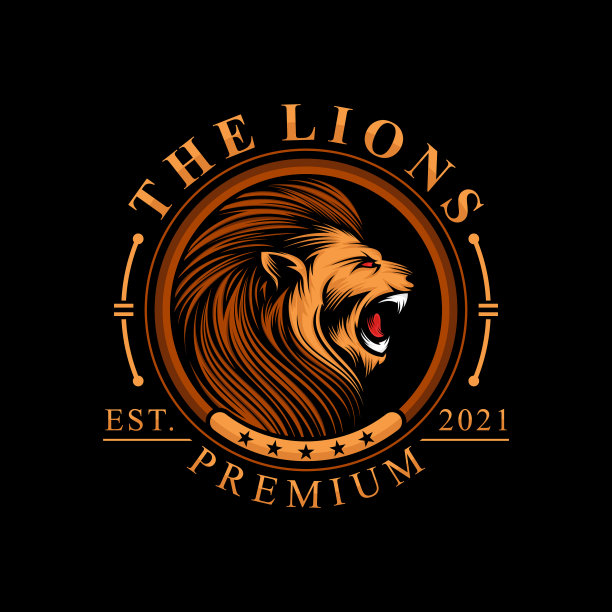 狮头标志设计图片下载