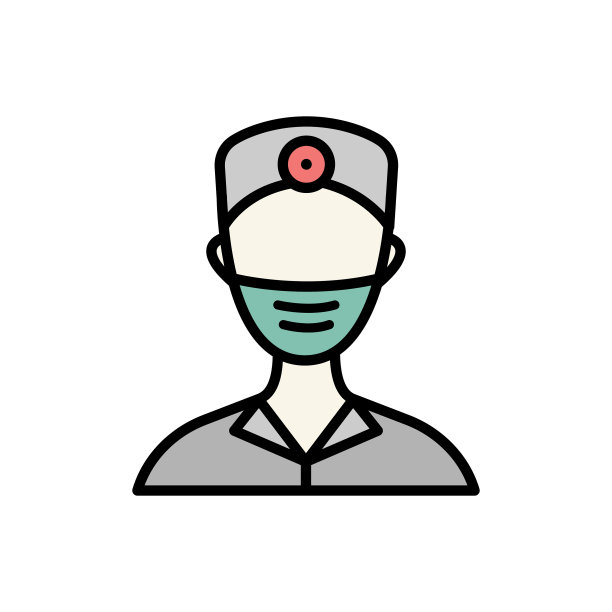 线医疗图标平面元素牙医图片下载