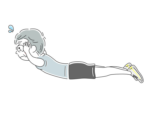 背部的肌肉训练。图片下载