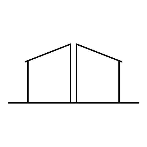 房子在最小的设计图标。图片下载