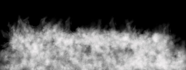 黑色背景和白色烟雾在底部图片下载