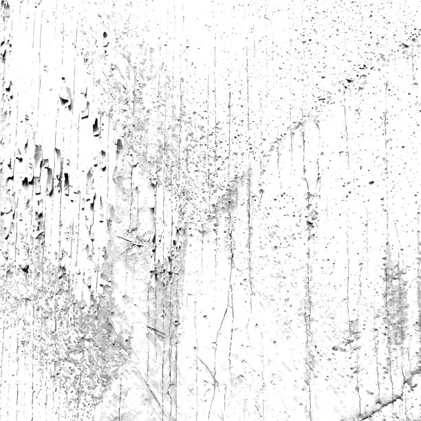 白色背景与老化的油漆和石膏上的破旧的木材纹理图片下载
