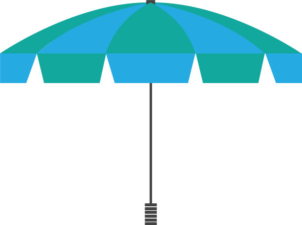 雨伞图标模板设计图片下载