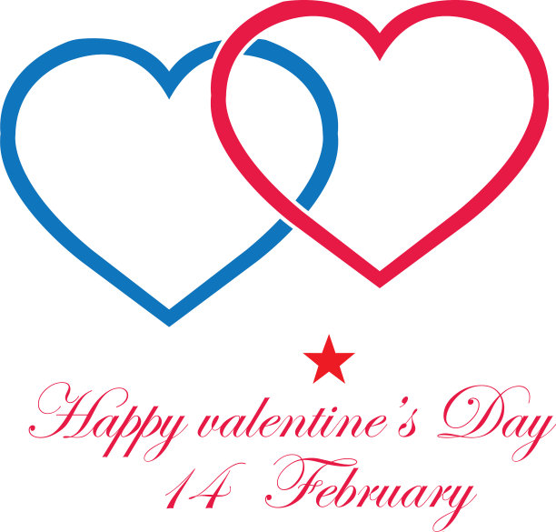 情人节标志设计模板图片下载